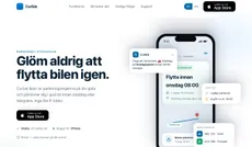 Curbie-appens fordonslista med flera registrerade bilar